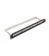 Panel Rack 19" Patch panel 24 puertos Keystone Negro DELTA