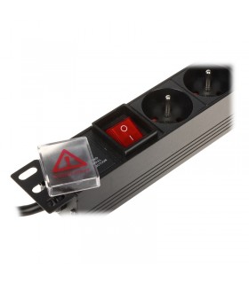Regleta de alimentación Schuko 8 salidas para Rack 19" DELTA