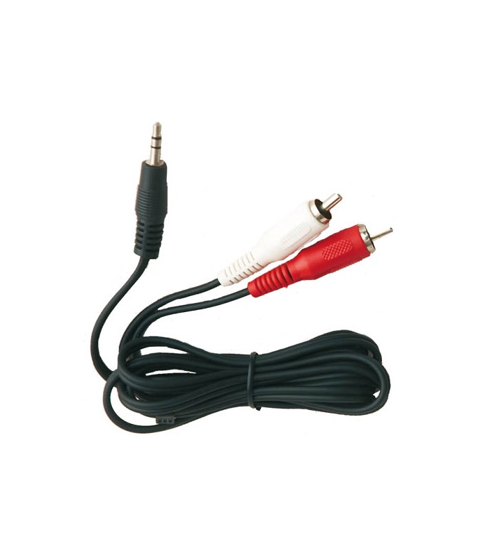 Conexión audio-estéreo JACK Macho 3.5mm a 2RCA Macho 5M