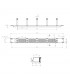 Organizador de cables con ganchos y cepillos 1U 19" NIMO