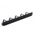 Organizador de cables con ganchos y cepillos 1U 19" EPRADO