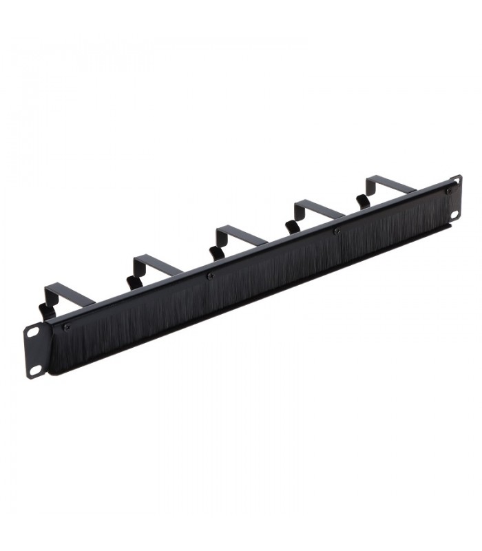 Organizador de cables con ganchos y cepillos 1U 19" EPRADO
