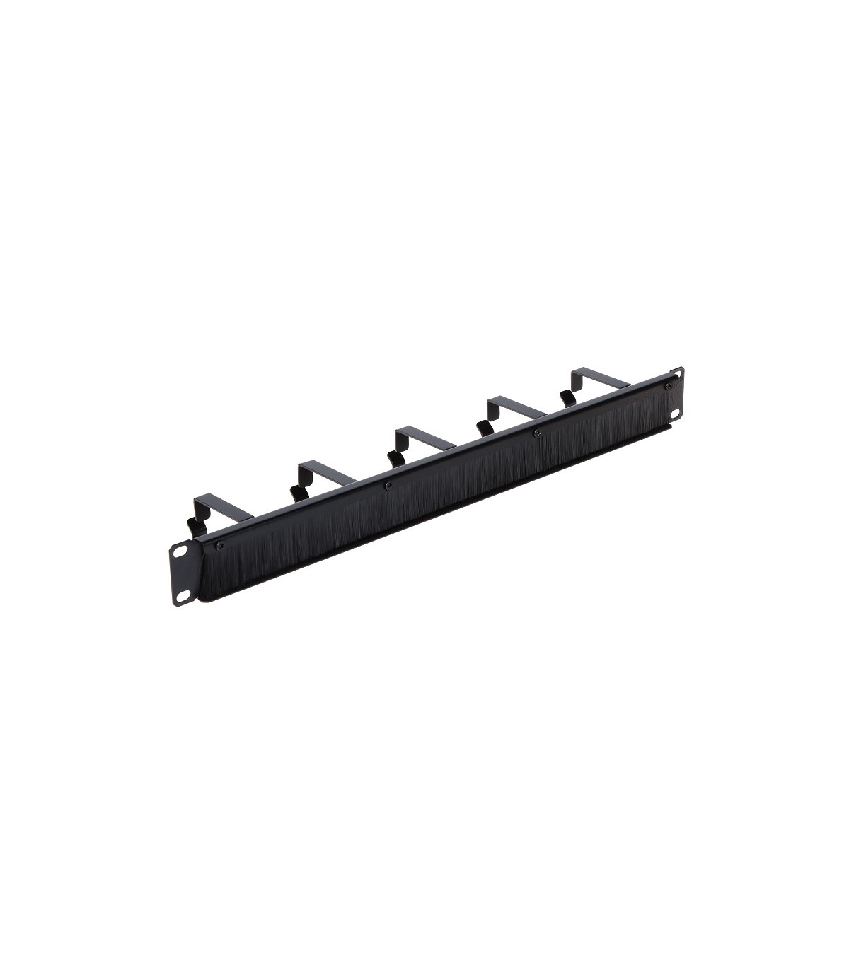 Organizador de cables con ganchos y cepillos 1U 19" EPRADO