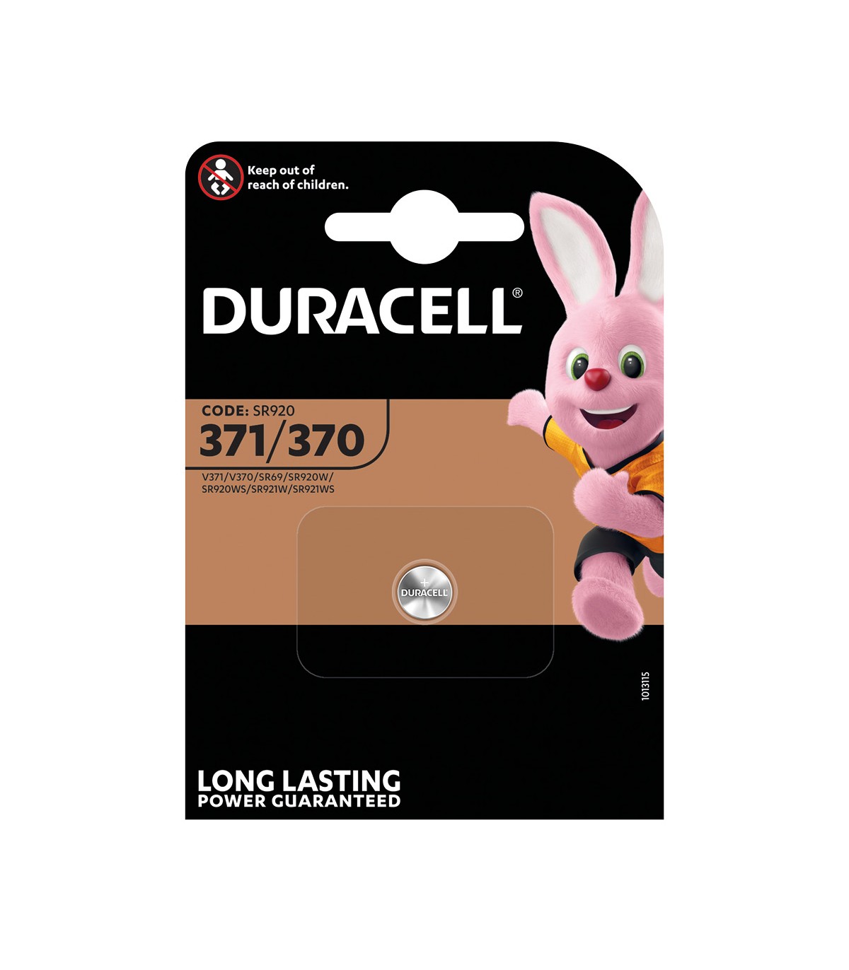 Pila Reloj Duracell 370/371 (SR69) Blister 1 uds.