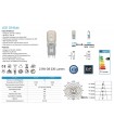 Bombilla Led G9 2.5W 220LM 360º IP20 Regulable