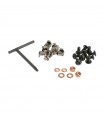 Armario RACK de Pared/Sobremesa 6U 19" NIMO -Montado-