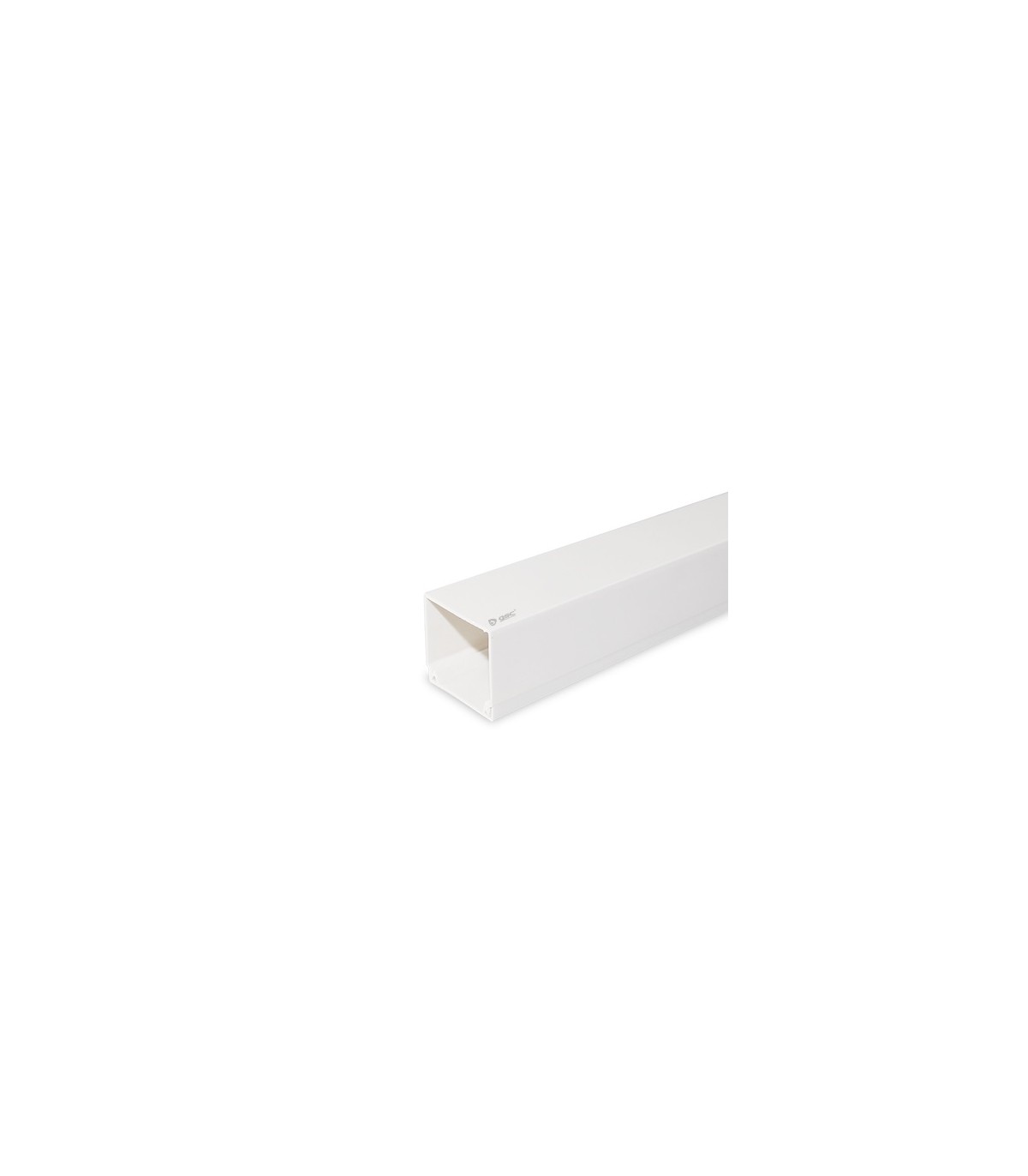Canal 25x40mm Fijación A Tornillo Blanca PVC 2m