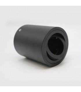 Aplique Basculante Superficie Redondo Negro GU10