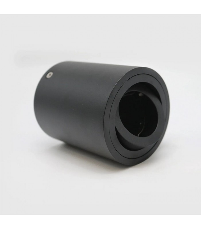 Aplique Basculante Superficie Redondo Negro GU10