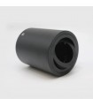 Aplique Basculante Superficie Redondo Negro GU10