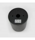 Aplique Basculante Superficie Redondo Negro GU10