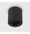 Aplique Basculante Superficie Redondo Negro GU10