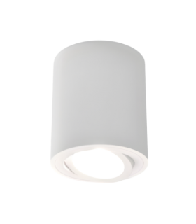 Aplique Basculante Superficie Redondo Blanco GU10