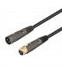 Conexión de audio XLR-Canon Macho - Hembra Balanceado 5 metros