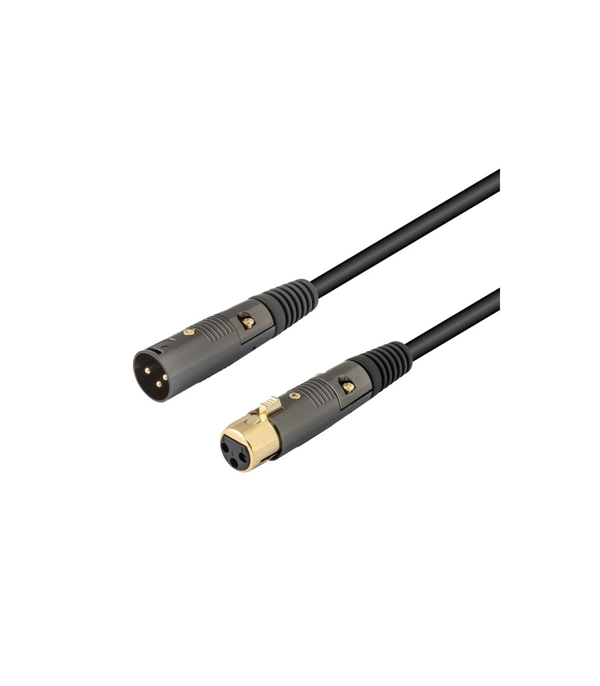 Conexión de audio XLR-Canon Macho - Hembra Balanceado 10 metros