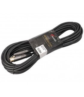 Conexión de audio XLR-Canon Macho - Hembra Balanceado 10 metros