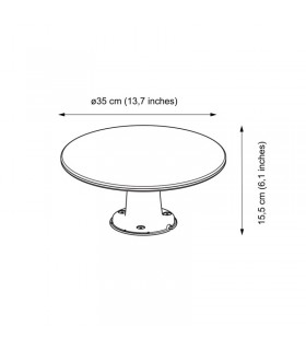 Antena TV amplificada para TDT, caravanas y embarcaciones Con Filtro 5G Lte