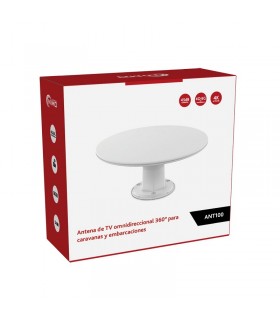 Antena TV amplificada para TDT, caravanas y embarcaciones Con Filtro 5G Lte