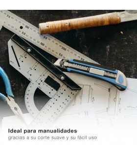 Cúter profesional autorecargable con 3 cuchillas