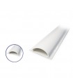 Canal Suelo 25x90mm Adhesiva Blanca PVC 2m