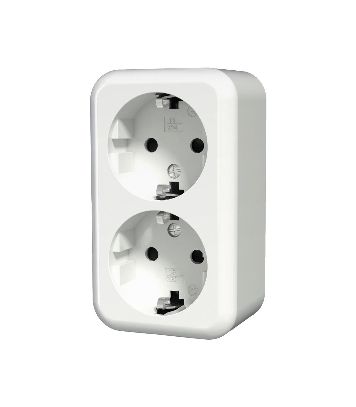Base enchufe sucko superficie Delta 2P+TT 16A 250V