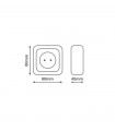 Base de Superficie LG Alpha 2P+TT 10A 250V
