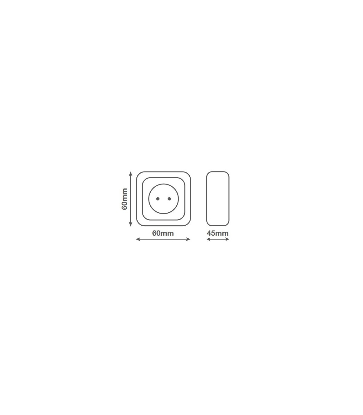 Base de Superficie LG Alpha 2P+TT 10A 250V
