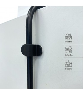 Abrazadera adhesiva para cable 1 orificio - 1 Unidad