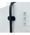 Abrazadera adhesiva para cable 1 orificio - 1 Unidad