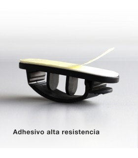 Abrazadera adhesiva para cable 3 orificios - 1 Unidad
