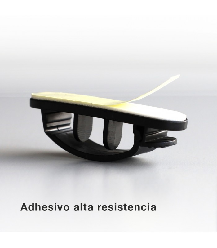 Abrazadera adhesiva para cable 3 orificios - 1 Unidad