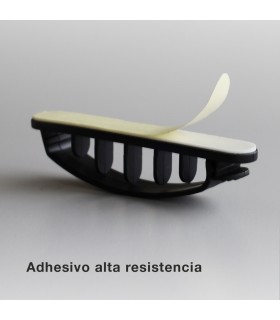 Abrazadera adhesiva para cable 6 orificios - 1 Unidad