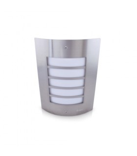 Aplique Exterior Pared Rejilla Acero Inoxidable 1xE27