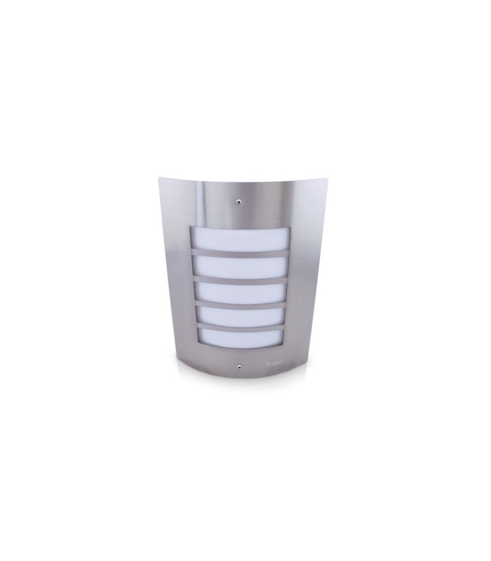 Aplique Exterior Pared Rejilla Acero Inoxidable 1xE27