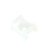 Soporte brida base roscable 4.5mm Blanco 100 Unidades