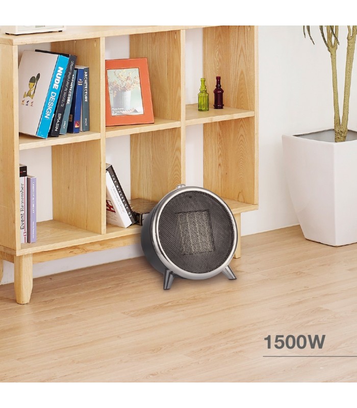 Calefactor Vertical Cerámico PANTU 1500W Negro