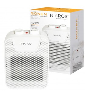 Calefactor Vertical Cerámico GONEN 1500W Blanco