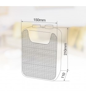Calefactor Vertical Cerámico GONEN 1500W Blanco