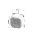 Calefactor Vertical Cerámico VEHNIA 1400W Gris Antracita