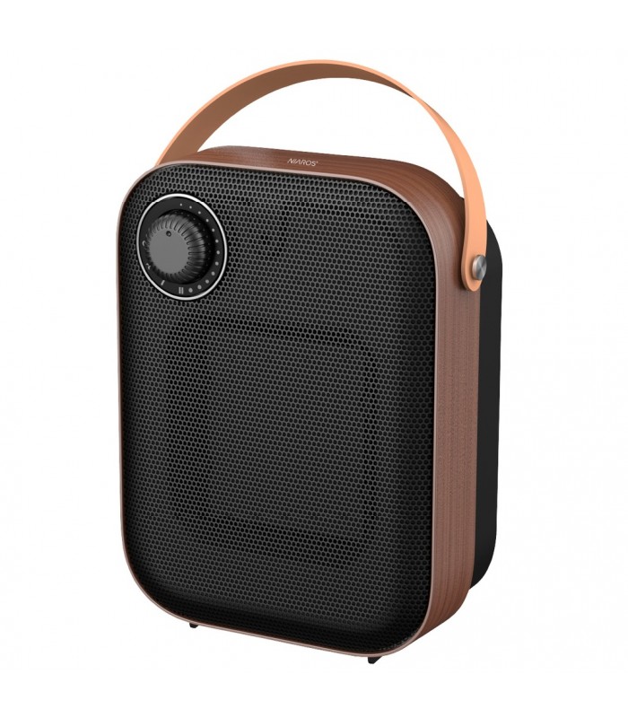 Calefactor Vertical Cerámico KOLHO 1500W Negro/Nogal