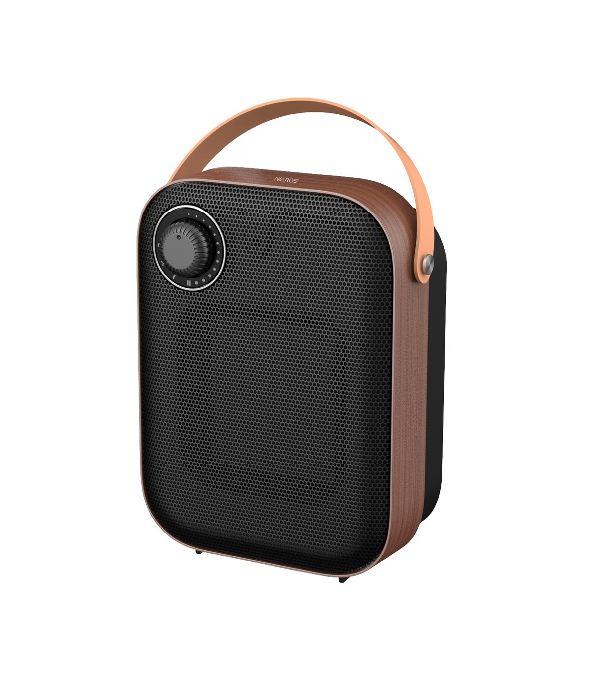 Calefactor Vertical Cerámico KOLHO 1500W Negro/Nogal