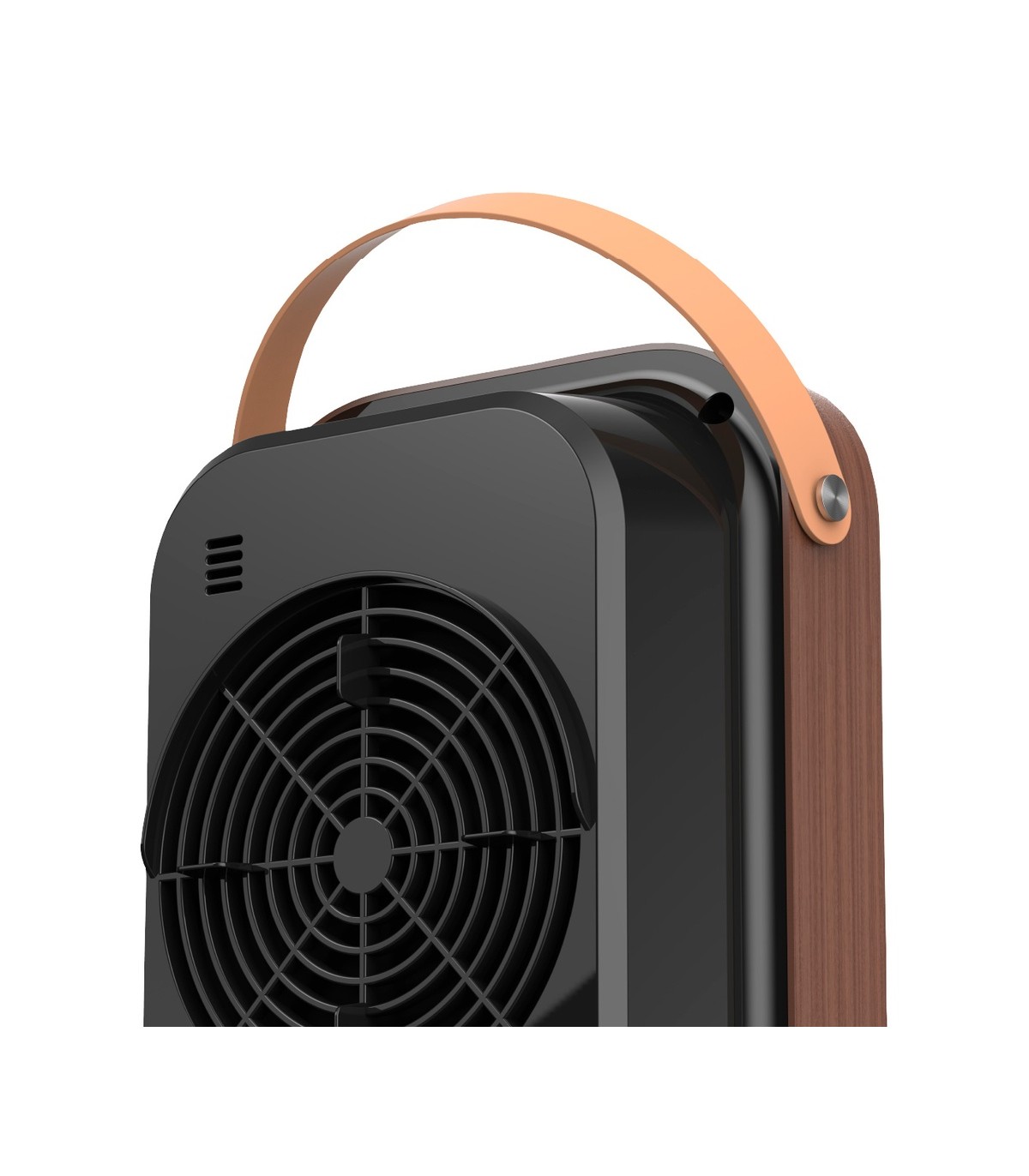 Calefactor Vertical Cerámico KOLHO 1500W Negro/Nogal
