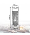 Calefactor Vertical Giratorio Cerámico RINNE 2000W Negro