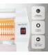 Estufa peana de Cuarzo BARAM Max. 1200W 3 Tubos Blanco