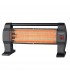 Estufa peana de Cuarzo BARAM Max. 1200W 3 Tubos Negro