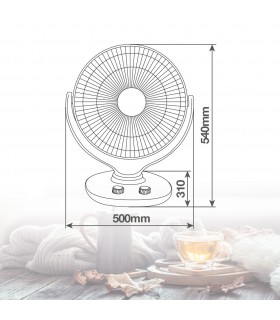 Estufa Cerámica KOSULA Max. 900W Blanco