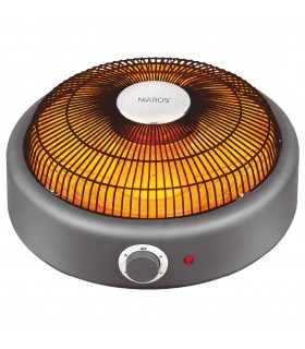 Brasero Eléctrico Cerámico NALTIO Max. 900W Gris Antracita