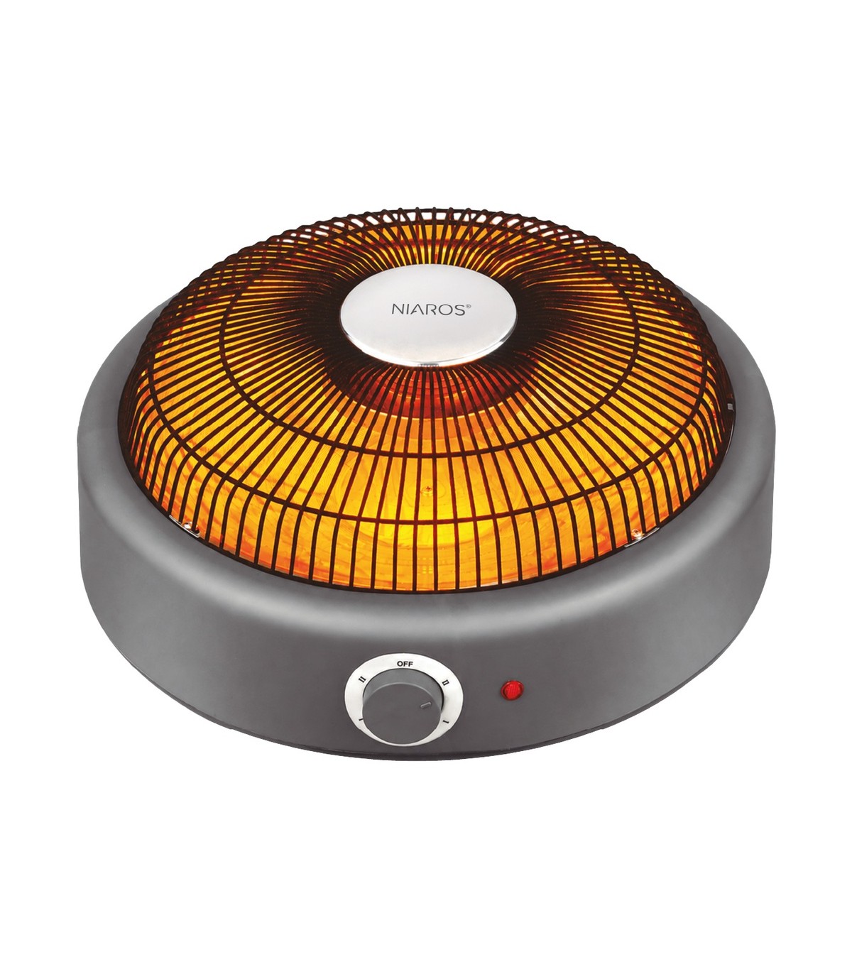 Brasero Eléctrico Cerámico NALTIO Max. 900W Gris Antracita
