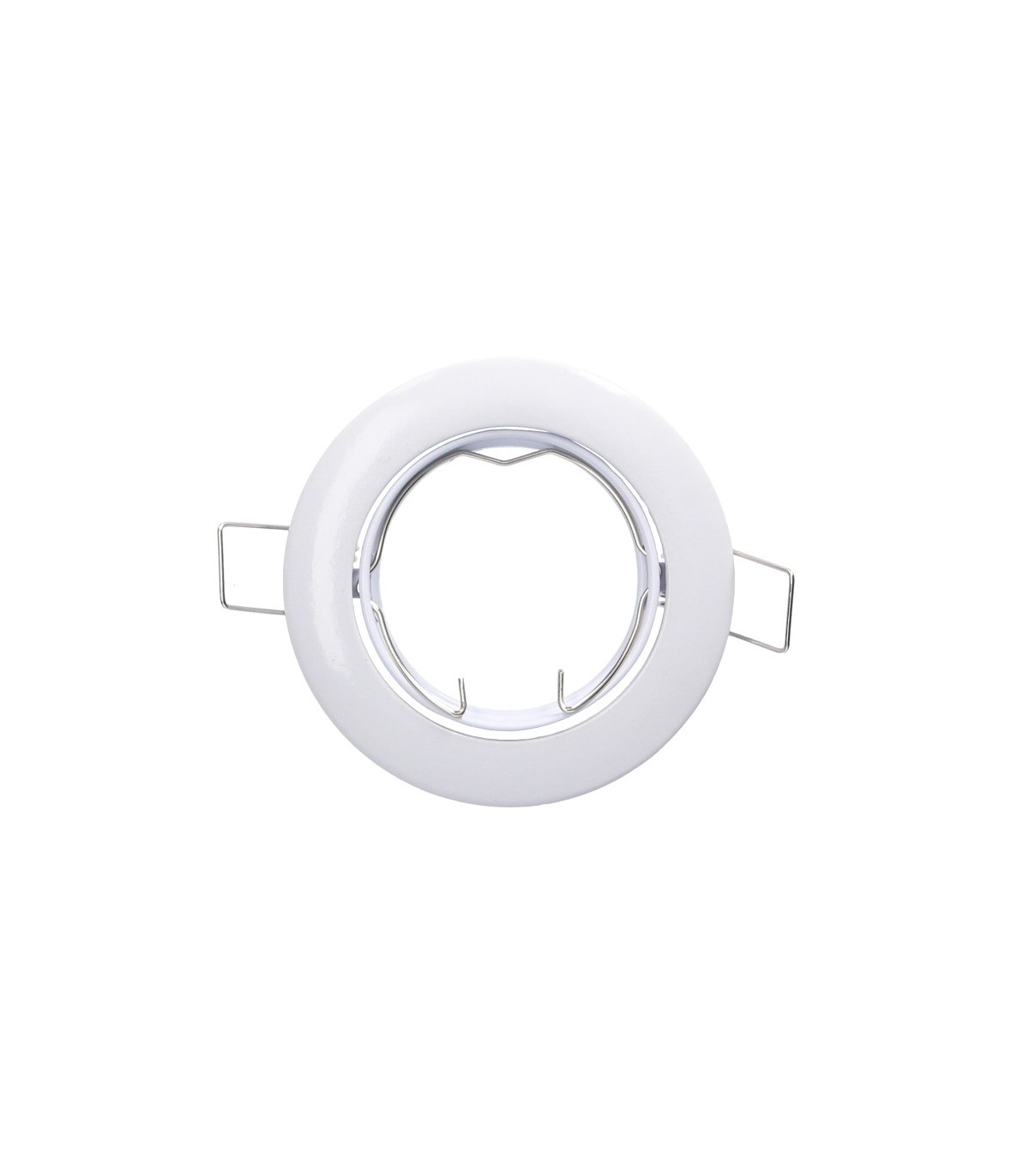 Aro Blanco Empotrable Basculante Redondo