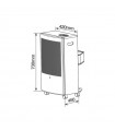 Estufa de Gas Catalítica HANKO Max. 3000W